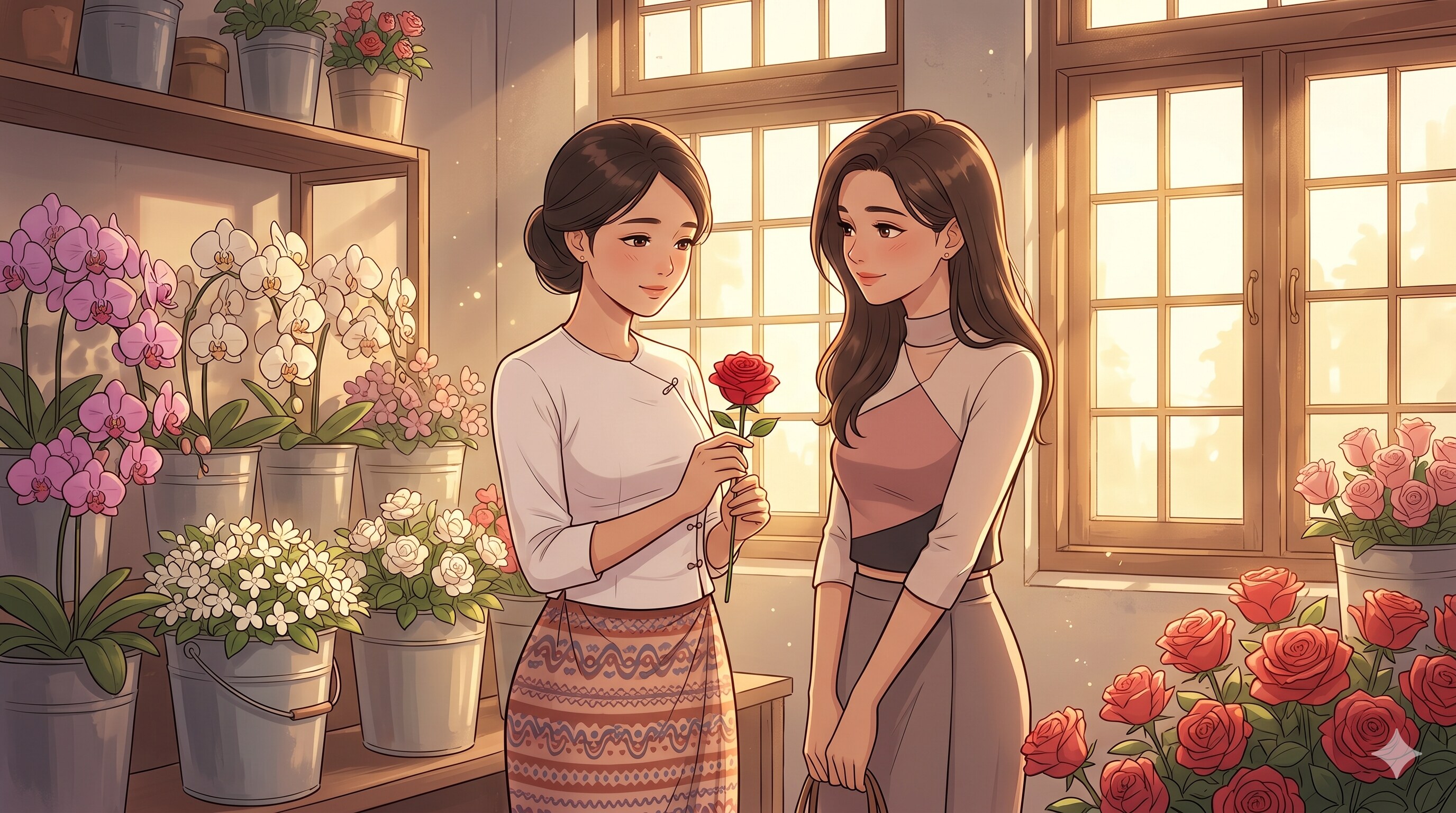 နွေဦး၏ နှင်းဆီနီ (Spring's Red Rose)